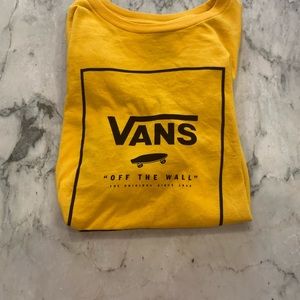 mustard yellow vans shirt